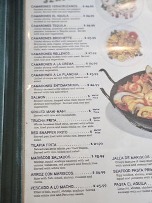 Menu photo 1 El Aguila Restaurant Silver Spring, MD Menu photo 1 El Aguila Restaurant Silver Spring, MD