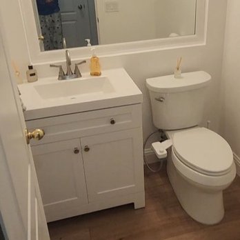 Rayans Handyman Modesto - Now our downstairs bathroom looks awesome! - Handyman Near Me Rayans Handyman Modesto - Now our downstairs bathroom looks awesome! - Handyman Near Me