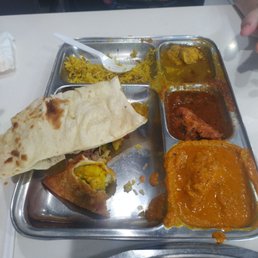 A lunch thali A lunch thali