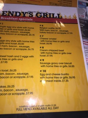 Menu photo 4 Endy's Grill Essex, MD