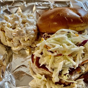 Big Kahuna - Fish sandwich with Mac salad - Burgers Near Me - Lexington, Kentucky Big Kahuna - Fish sandwich with Mac salad - Burgers Near Me - Lexington, Kentucky