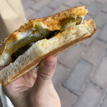 Rebel Cheese - Jalepino melt - so good - Vegan Near Me - Austin, Texas Rebel Cheese - Jalepino melt - so good - Vegan Near Me - Austin, Texas