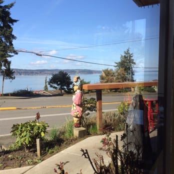 Red Cup Cafe - Water views from inside - Coffee & Tea Near Me - Mukilteo, Washington Red Cup Cafe - Water views from inside - Coffee & Tea Near Me - Mukilteo, Washington