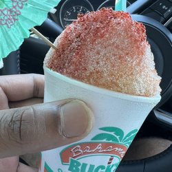 Bahama Buck's - Mangonada(excuse my hand,long day of work)