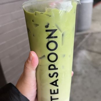 Teaspoon - Matcha royale with aloe jelly and oat milk - Bubble Tea Near Me - Pinole, California Teaspoon - Matcha royale with aloe jelly and oat milk - Bubble Tea Near Me - Pinole, California