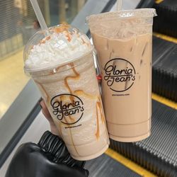Gloria Jean's Coffees - Madagascar Vanilla Caramel Chiller and White Chocolate Caramel Latte