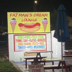 Fat Man's Dream - Front sign