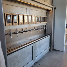 One wall of taps One wall of taps