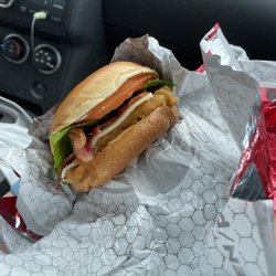 Wendy's - Chicken Asiago burger