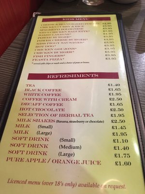 Menu photo 7 Diamond Restaurant Warrenpoint, NYM