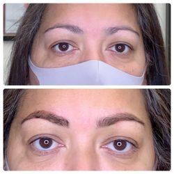 True Lash - Microblading before and after