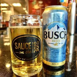 Sauce On The Side - Busch beer