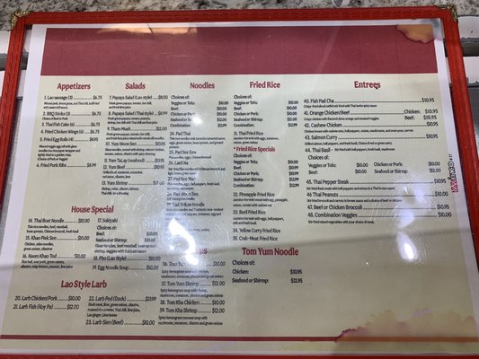 Menu photo 5 Laos Thai Foods Arlington, TX Menu photo 5 Laos Thai Foods Arlington, TX