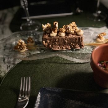 Crown Block - Chocolate Peaunut Butter Crunch Bar Desert - Sushi Bars Near Me - Dallas, Texas Crown Block - Chocolate Peaunut Butter Crunch Bar Desert - Sushi Bars Near Me - Dallas, Texas