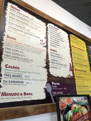 Menu photo 2 La Fiesta Alteña - Folsom Folsom, CA