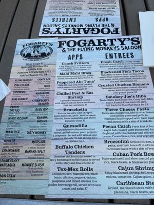 Menu photo 1 Flying Monkeys Key West, FL Menu photo 1 Flying Monkeys Key West, FL
