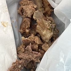 Don Chile Mexican Restaurant - All the meat in the burrito all chunks of fat and nerves