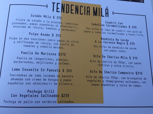 Menu photo 5 Milá Resto Córdoba, X Menu photo 5 Milá Resto Córdoba, X