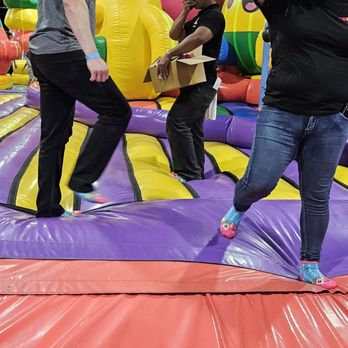 Funbox Arcadia - Prepping the eggs for the easter egg hunt - Indoor Playcenter Near Me - Arcadia, California
