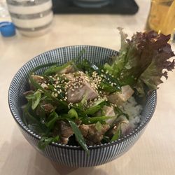Ramen Jun - This tiny bowl is serving up big flavors. A simple chicken and rice. Elevated.