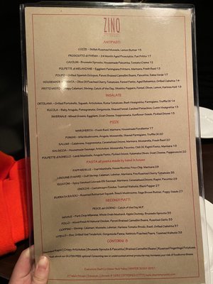 Menu photo 3 Zino Ristorante Edwards, CO Menu photo 3 Zino Ristorante Edwards, CO