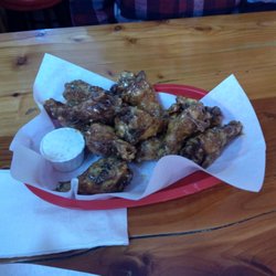 Winchester Kitchen & Bar - Garlic Parmesan wings.