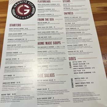 Granite City Food & Brewery - Menu - American Near Me - Eagan, Minnesota