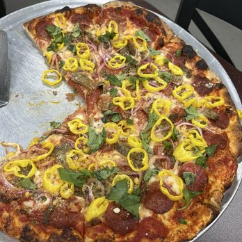 The Pizza Joint - Pepperoni, meatballs, onion, banana peppers and basil - Pizza Near Me - Crystal River, Florida The Pizza Joint - Pepperoni, meatballs, onion, banana peppers and basil - Pizza Near Me - Crystal River, Florida