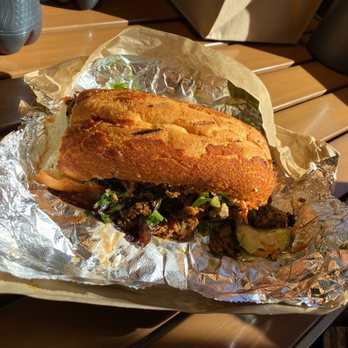 Heritage Eats - Banh Mi on Dutch crunch roll. - Salad Near Me - Napa, California