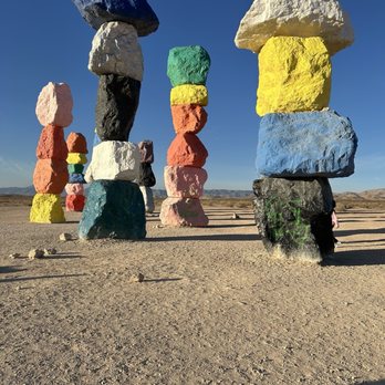 Seven Magic Mountains - 1/4/25 - Public Art Near Me - Las Vegas, Nevada Seven Magic Mountains - 1/4/25 - Public Art Near Me - Las Vegas, Nevada