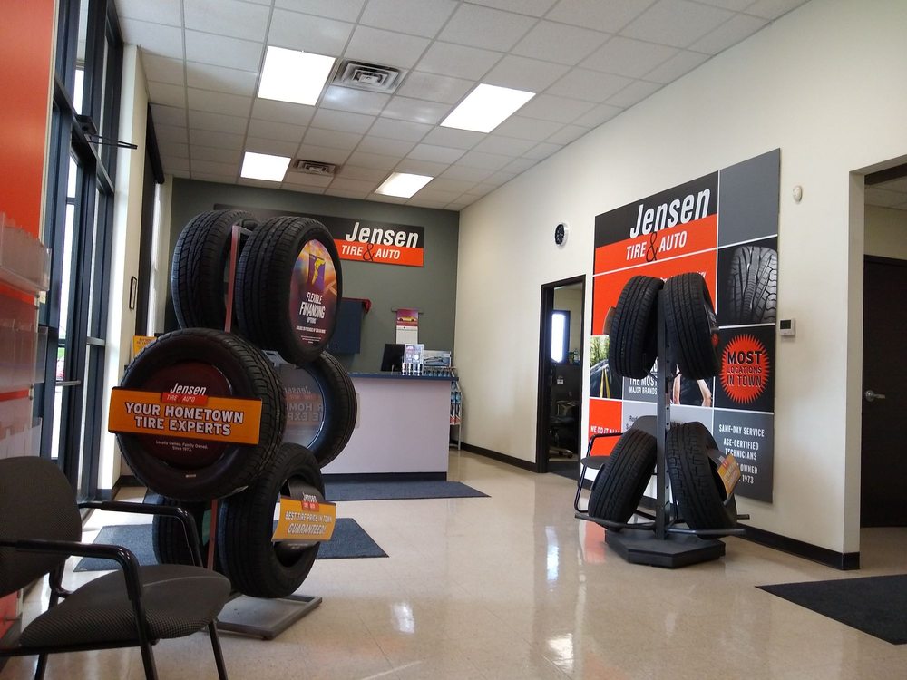 JENSEN TIRE & AUTO Updated May 2024 11501 S 42nd St, Bellevue, Nebraska Tires Phone