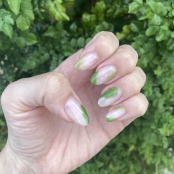 Lush Nail Bar - Gel manicure with almond nail shape - Nail Salons Near Me - Gilbert, Arizona