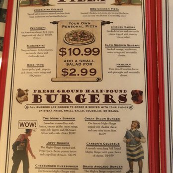 Red's Old 395 Grill - menu - New American Near Me - Carson City, Nevada