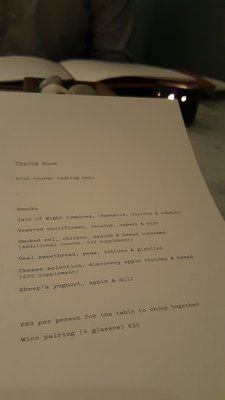 Menu photo 2 Typing Room London, XGL