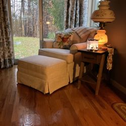 Schweiger Dermatology Group - My new chair and ottoman from Grace furniture