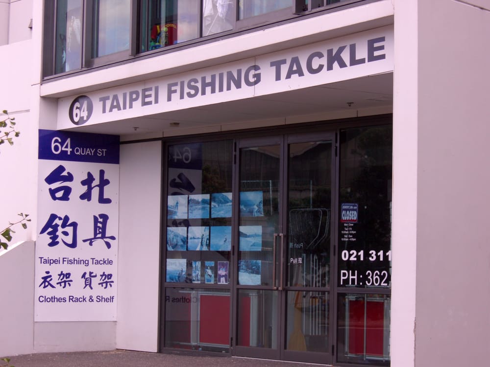 TAIPEI FISHING TACKLE Updated April 2024 64 Quay Street, Auckland