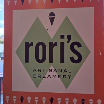 Rori's Artisanal Creamery - Sign inside shop - Ice Cream & Frozen Yogurt Near Me - Ventura, California Rori's Artisanal Creamery - Sign inside shop - Ice Cream & Frozen Yogurt Near Me - Ventura, California