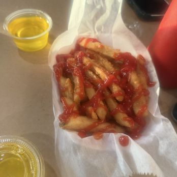 Abner's Crab House - Fries with ketchup - Seafood Near Me - Chesapeake Beach, Maryland