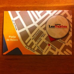 Las Tables - Le plan.
