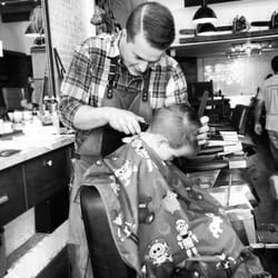 Hudson / Hawk Barber & Shop - #owenfisher getting his Hudson Hawk on.
