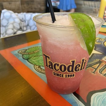 Tacodeli - Frozen watermelon margarita - Tacos Near Me - Dallas, Texas
