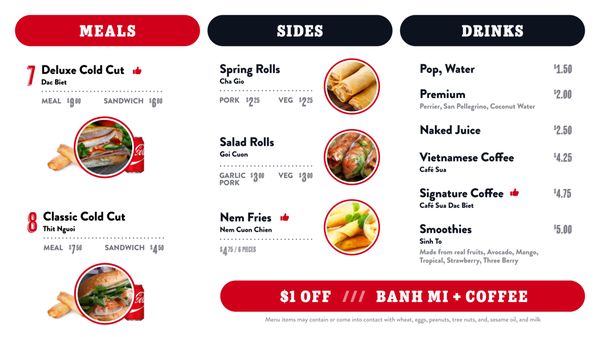 Menu photo 5 Obanhmi Vancouver, BC