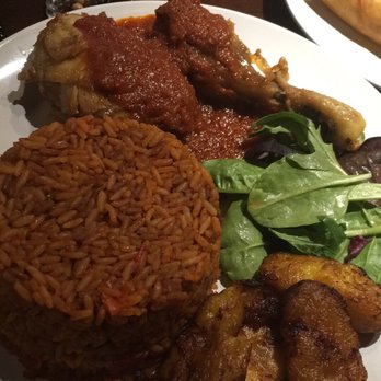 Cafe Songhai - Jollof rice, chicken, and plantains - African Near Me - Peachtree Corners, Georgia Cafe Songhai - Jollof rice, chicken, and plantains - African Near Me - Peachtree Corners, Georgia