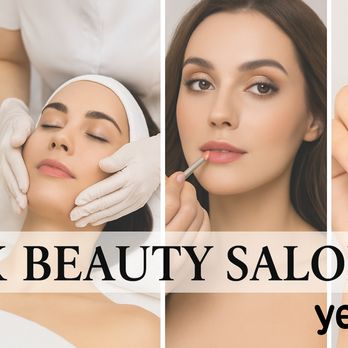 MK Beauty Salon - balayage hair coloring, a relaxing facial treatment, makeup application, and a French manicure. The salon name is centered in bold text, wit - Eyelash Service Near Me - Burbank, California MK Beauty Salon - balayage hair coloring, a relaxing facial treatment, makeup application, and a French manicure. The salon name is centered in bold text, wit - Eyelash Service Near Me - Burbank, California