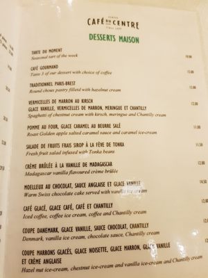 Menu photo 3 Café du Centre Geneva, GE