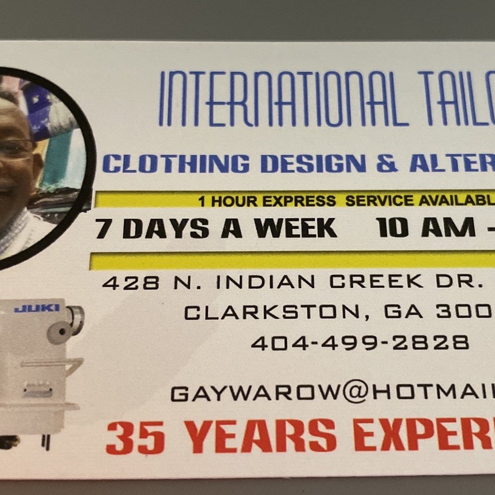 International Tailor Mukhtar - Sewing & Alterations Near Me - Clarkston, Georgia