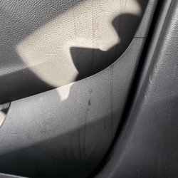 Park Place Hand Car Wash - Inside door panel after cleaning