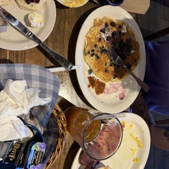 Cracker Barrel Old Country Store - Blueberry Pancake Plate - American Near Me - Camarillo, California Cracker Barrel Old Country Store - Blueberry Pancake Plate - American Near Me - Camarillo, California