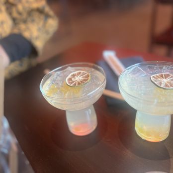 Blue Sushi Sake Grill - White Peach Daiquiri - Sushi Bars Near Me - Westlake, Ohio Blue Sushi Sake Grill - White Peach Daiquiri - Sushi Bars Near Me - Westlake, Ohio