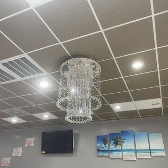 NAILS ZONE & SPA - Chandelier - Nail Salons Near Me - Cypress, Texas